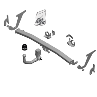 Brink Towbar for Citroen C5 (05/2019 - on), Peugeot 3008 (05/2016 - on)